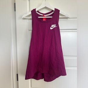 Nike Maroon Muscle Tank